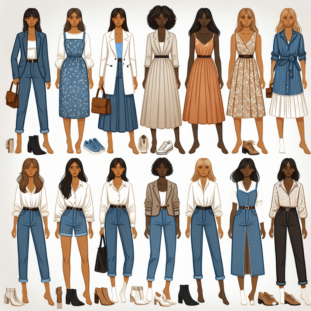 guarda-roupa cápsula looks femininos