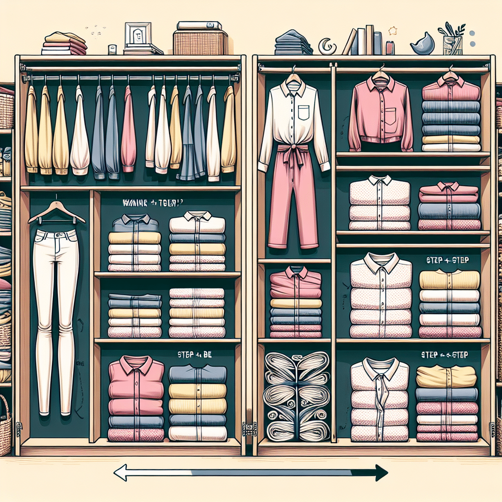 como dobrar roupas cápsula para maximizar espaço no armário