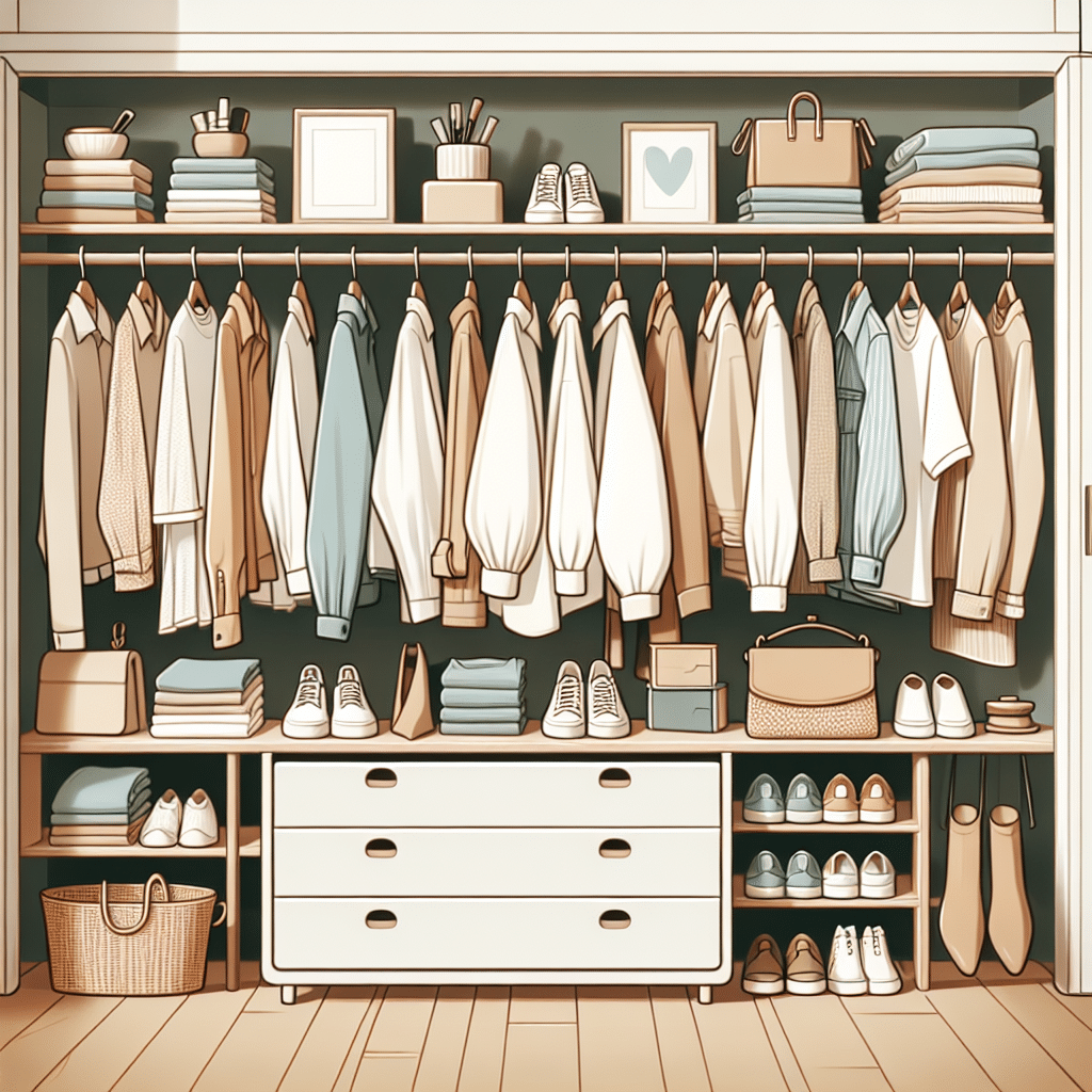 como manter suas roupas cápsula sempre organizadas