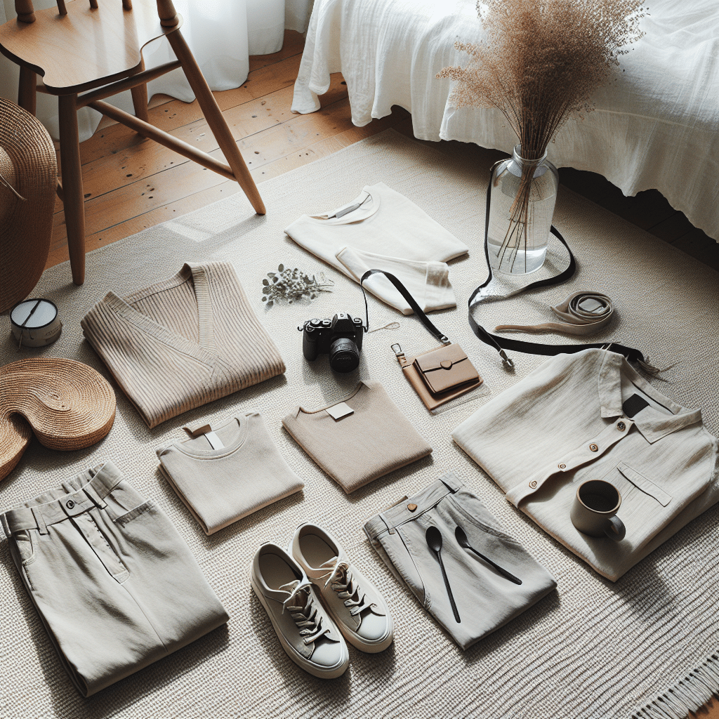 como criar looks minimalistas e sustentáveis para o dia a dia