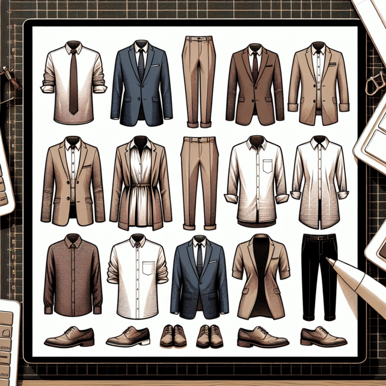 combinações de roupas cápsula para trabalho