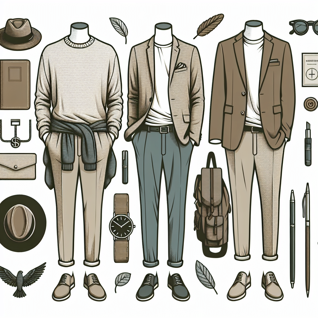 looks cápsula masculinos: minimalismo com estilo