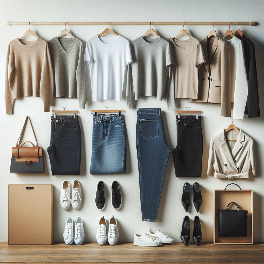 como escolher roupas básicas para um guarda-roupa cápsula